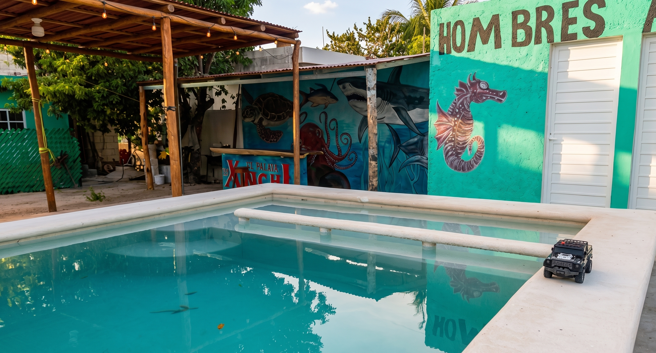 Piscina del restaurante